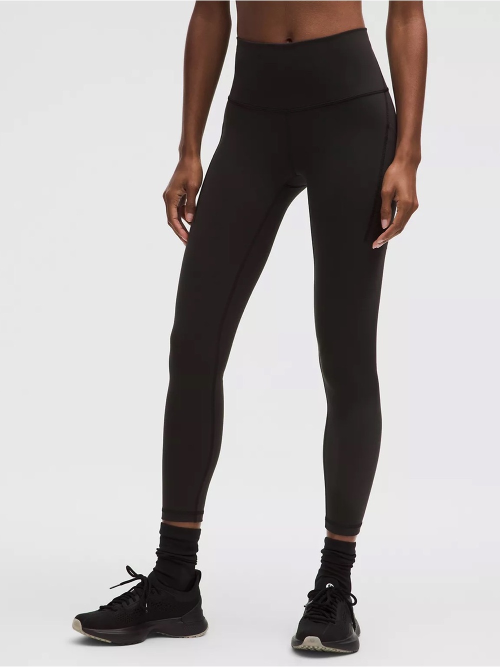 Lululemon Women’s Black XS Athletic Pocket Leggings with Cinched ankle GUC